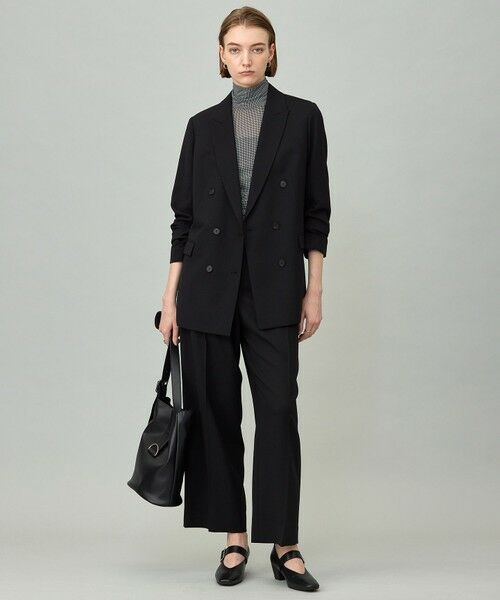 ICB / アイシービー テーラードジャケット | ウール2WAYストレッチ ダブルブレストジャケット | 詳細21