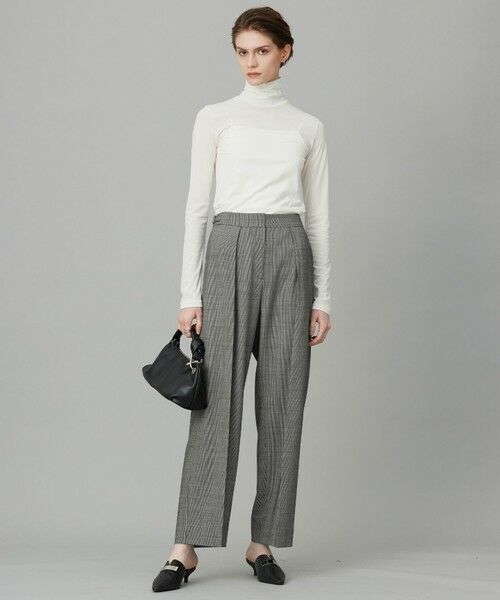 ICB / アイシービー カットソー | 【洗える】 パウダリーチュール ハイネックトップス | 詳細5