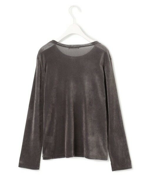 ICB / アイシービー カットソー | 【洗える】フロッキーベロア プルオーバー | 詳細7