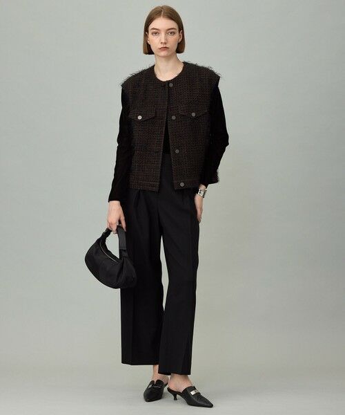 ICB / アイシービー カットソー | 【洗える】フロッキーベロア プルオーバー | 詳細10