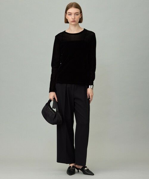 ICB / アイシービー カットソー | 【洗える】フロッキーベロア プルオーバー | 詳細11