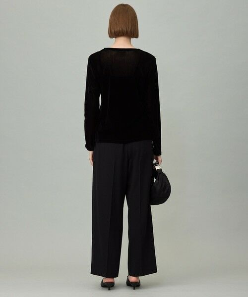 ICB / アイシービー カットソー | 【洗える】フロッキーベロア プルオーバー | 詳細12