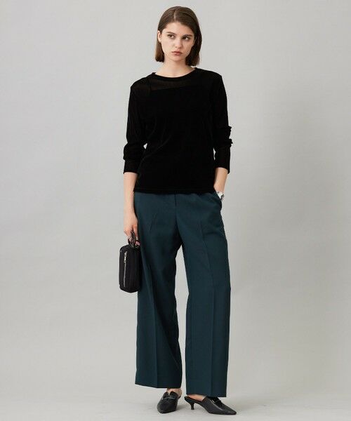 ICB / アイシービー カットソー | 【洗える】フロッキーベロア プルオーバー | 詳細15