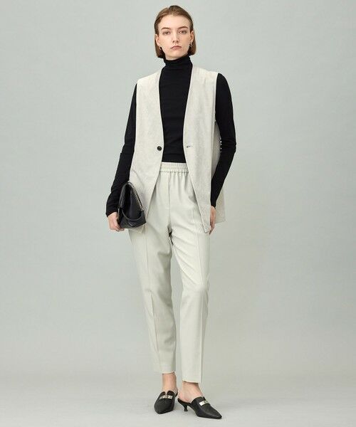 ICB / アイシービー ベスト | 【洗える】ストレッチスエード ジレ | 詳細2