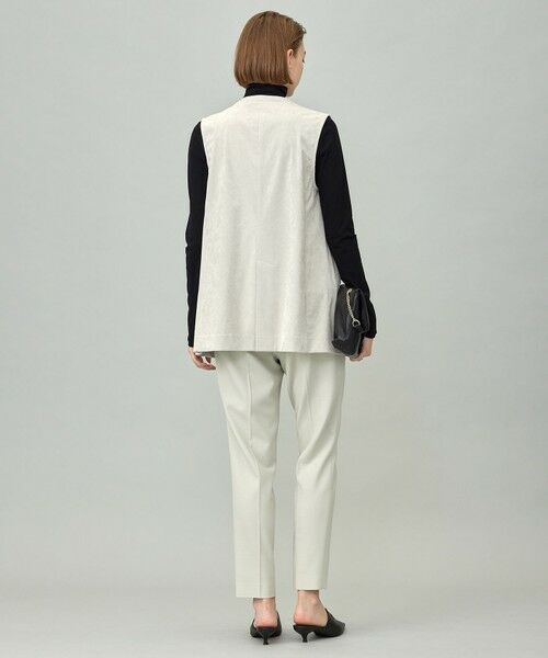 ICB / アイシービー ベスト | 【洗える】ストレッチスエード ジレ | 詳細3