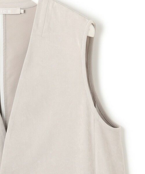 ICB / アイシービー ベスト | 【洗える】ストレッチスエード ジレ | 詳細6