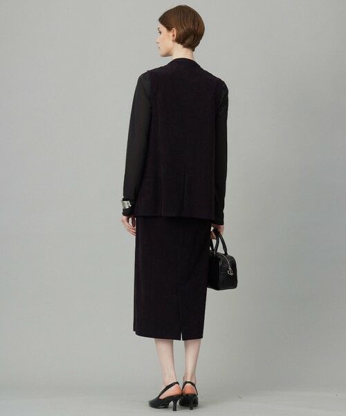 ICB / アイシービー ベスト | 【洗える】ストレッチスエード ジレ | 詳細13