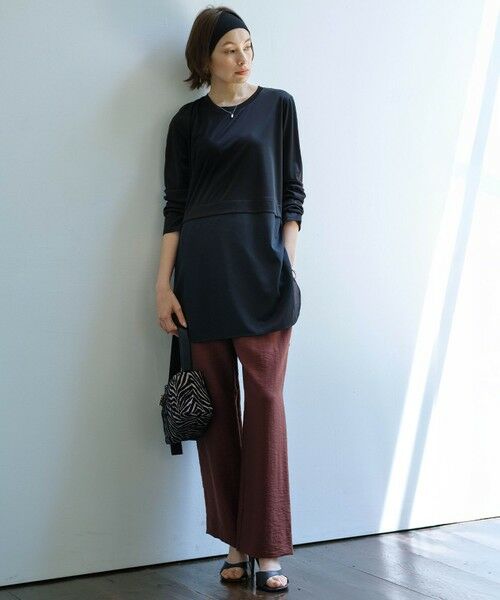 ICB / アイシービー カットソー | 【洗える】シアージャージーコンビ カットソー | 詳細14