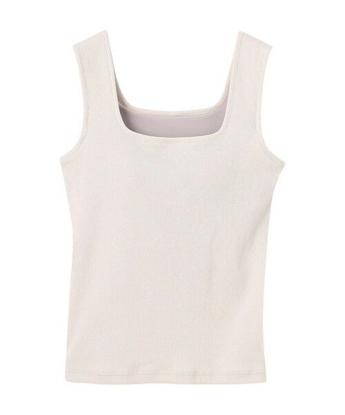 ICB / アイシービー タンクトップ | 【洗える】【OUR WACOAL コラボ】カップイン スクエアネック タンクトップ | 詳細4