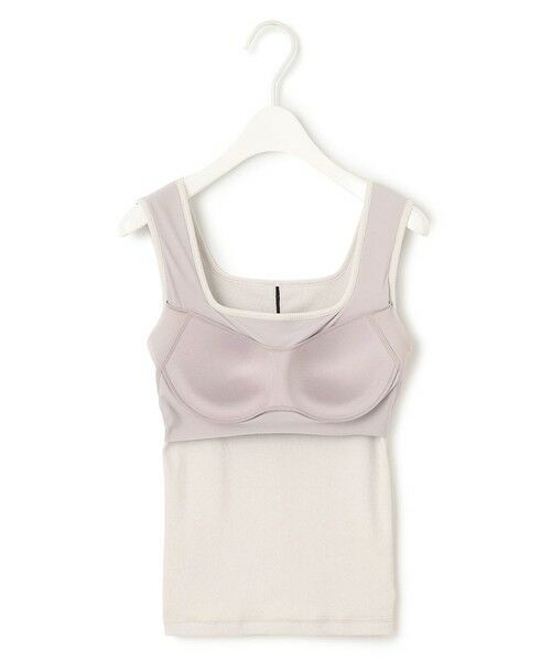 ICB / アイシービー タンクトップ | 【洗える】【OUR WACOAL コラボ】カップイン スクエアネック タンクトップ | 詳細6