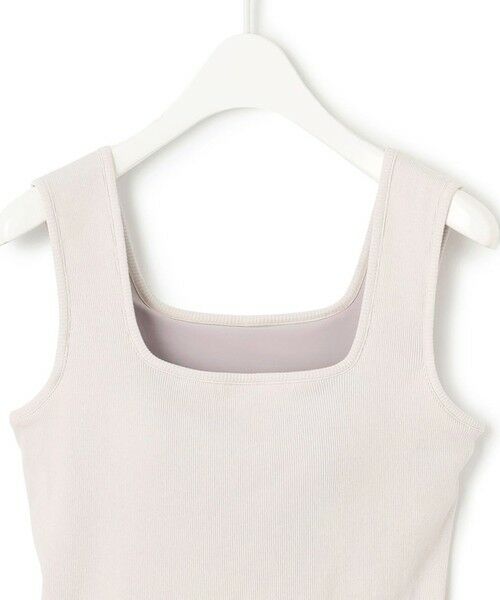 ICB / アイシービー タンクトップ | 【洗える】【OUR WACOAL コラボ】カップイン スクエアネック タンクトップ | 詳細7