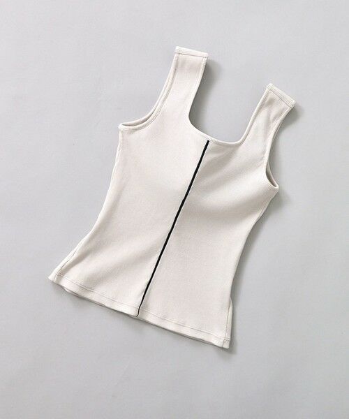 ICB / アイシービー タンクトップ | 【洗える】【OUR WACOAL コラボ】カップイン スクエアネック タンクトップ | 詳細10