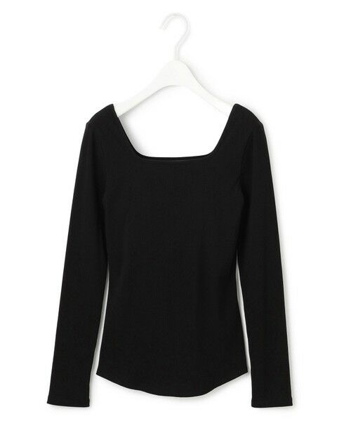 ICB / アイシービー カットソー | 【洗える】【OUR WACOAL コラボ】カップイン スクエアネックロングTシャツ | 詳細12