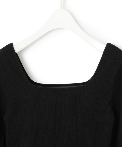 ICB / アイシービー カットソー | 【洗える】【OUR WACOAL コラボ】カップイン スクエアネックロングTシャツ | 詳細13