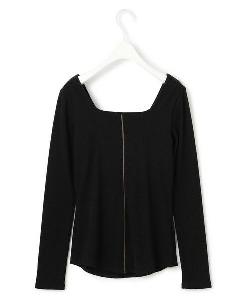 ICB / アイシービー カットソー | 【洗える】【OUR WACOAL コラボ】カップイン スクエアネックロングTシャツ | 詳細16