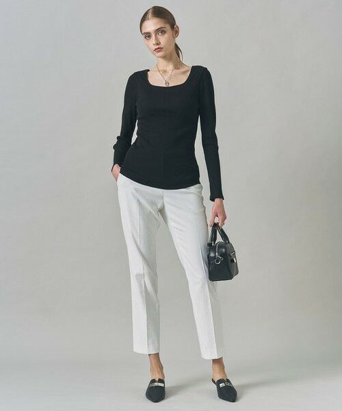 ICB / アイシービー カットソー | 【洗える】【OUR WACOAL コラボ】カップイン スクエアネックロングTシャツ | 詳細6