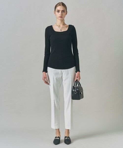 ICB / アイシービー カットソー | 【洗える】【OUR WACOAL コラボ】カップイン スクエアネックロングTシャツ | 詳細7