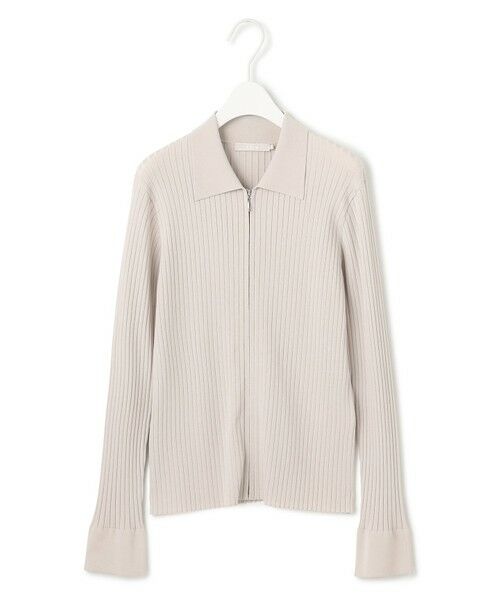 ICB / アイシービー カーディガン・ボレロ | 【洗える】シルクヴィスコースハイゲージ ジップアップカーディガン | 詳細5