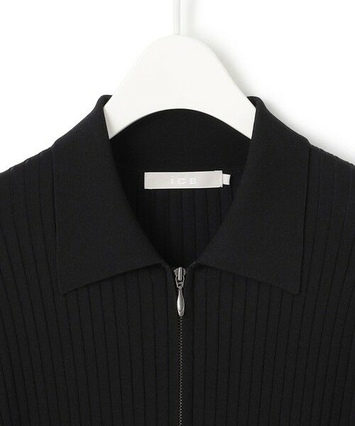 ICB / アイシービー カーディガン・ボレロ | 【洗える】シルクヴィスコースハイゲージ ジップアップカーディガン | 詳細11