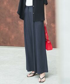 ICB / アイシービー その他パンツ | 【洗える】 ドレープスラブデニム ワイドパンツ