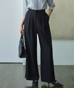 ICB / アイシービー その他パンツ | 【洗える】 ドレープスラブデニム ワイドパンツ