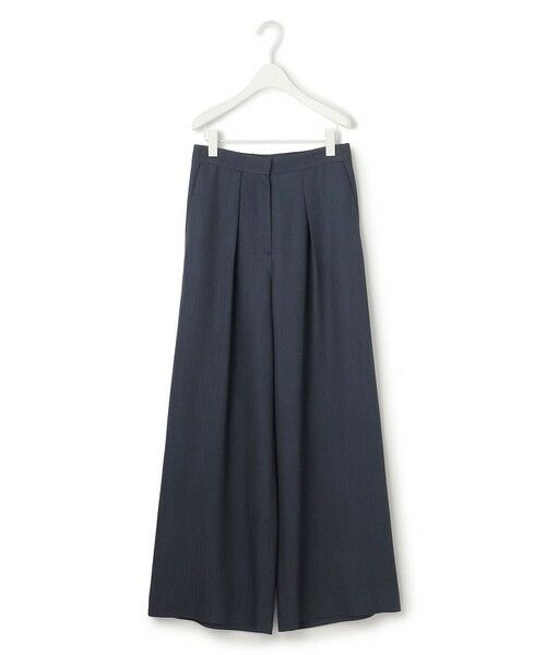 ICB / アイシービー その他パンツ | 【洗える】 ドレープスラブデニム ワイドパンツ | 詳細10