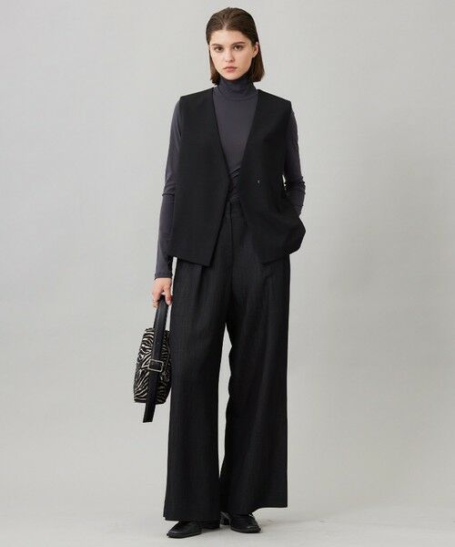 ICB / アイシービー その他パンツ | 【洗える】 ドレープスラブデニム ワイドパンツ | 詳細25