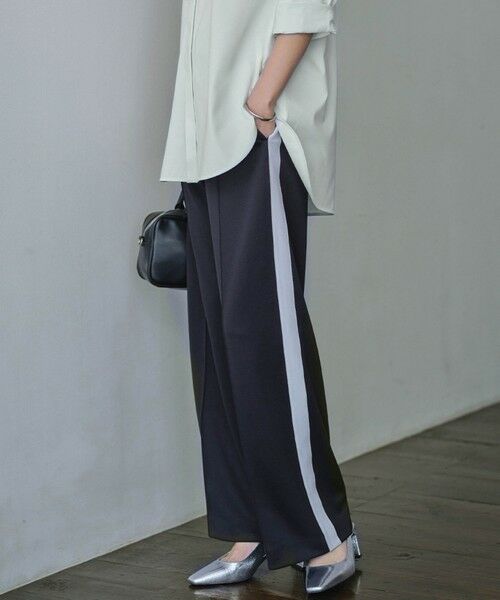 ICB / アイシービー その他パンツ | 【洗える】 コンパクトトラックジャージー パンツ(ブラック系)