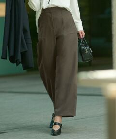 ICB / アイシービー その他パンツ | 【洗える】ストレッチピーチツイル バレルパンツ