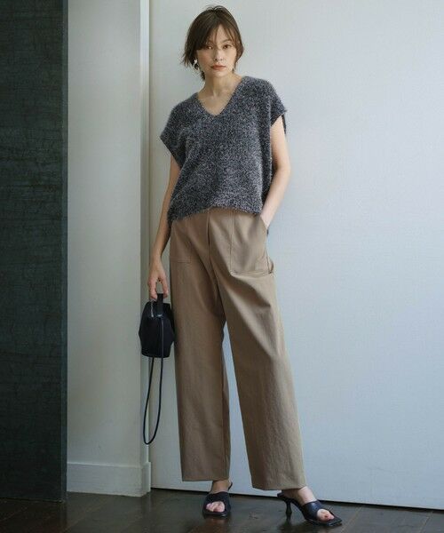 ICB / アイシービー その他パンツ | 【洗える】ストレッチピーチツイル バレルパンツ | 詳細1