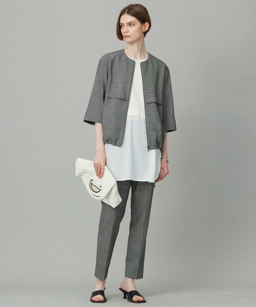 ICB / アイシービー その他パンツ | 【UVカット・洗える】ウール2WAYストレッチ ドロストパンツ | 詳細29