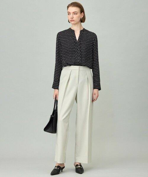 ICB / アイシービー その他パンツ | 【UVカット・洗える】ウール2WAYストレッチ ワイドパンツ | 詳細1