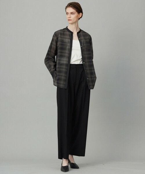 ICB / アイシービー その他パンツ | 【UVカット・洗える】ウール2WAYストレッチ ワイドパンツ | 詳細21