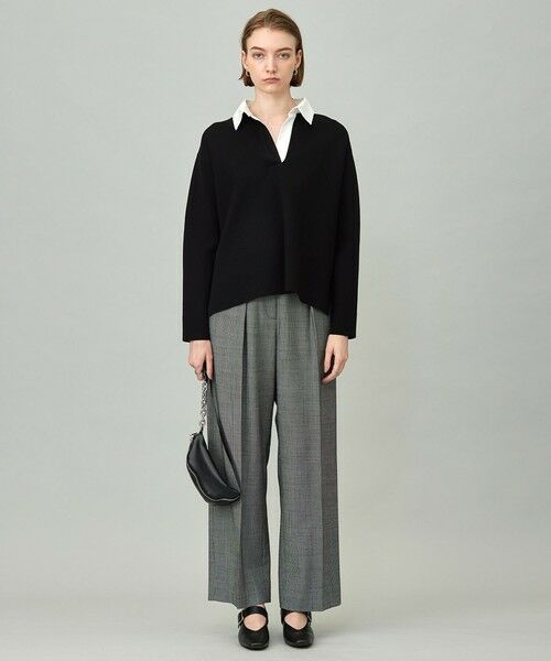 ICB / アイシービー その他パンツ | 【UVカット・洗える】ウール2WAYストレッチ ワイドパンツ | 詳細28