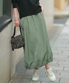 ICB / アイシービー ミニ・ひざ丈スカート | エステルメモリータフタ バルーンスカート