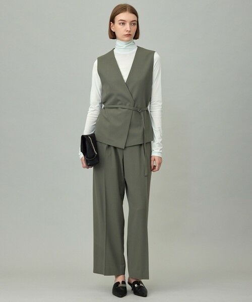 ICB / アイシービー ベスト | 【UVカット・洗える】ウール2WAYストレッチ Vネックベスト | 詳細4