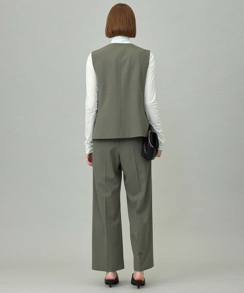 ICB / アイシービー ベスト | 【UVカット・洗える】ウール2WAYストレッチ Vネックベスト | 詳細2