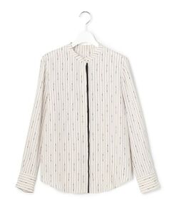 ICB / アイシービー シャツ・ブラウス | 【新色追加・WEB限定カラーあり】BackSatinAmunzen バンドカラーブラウス