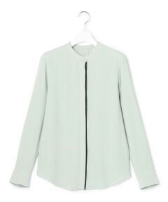 ICB / アイシービー シャツ・ブラウス | 【新色追加・WEB限定カラーあり】BackSatinAmunzen バンドカラーブラウス