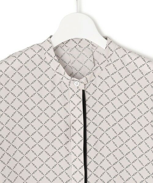 ICB / アイシービー シャツ・ブラウス | 【新色追加・WEB限定カラーあり】BackSatinAmunzen バンドカラーブラウス | 詳細12