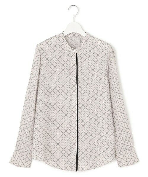 ICB / アイシービー シャツ・ブラウス | 【新色追加・WEB限定カラーあり】BackSatinAmunzen バンドカラーブラウス | 詳細14