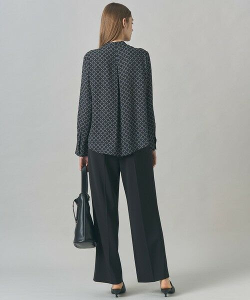 ICB / アイシービー シャツ・ブラウス | 【新色追加・WEB限定カラーあり】BackSatinAmunzen バンドカラーブラウス | 詳細23