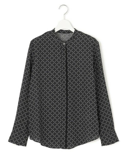 ICB / アイシービー シャツ・ブラウス | 【新色追加・WEB限定カラーあり】BackSatinAmunzen バンドカラーブラウス | 詳細26