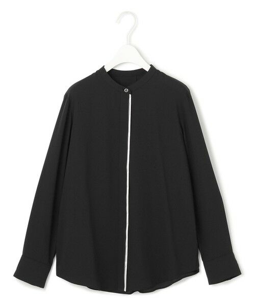 ICB / アイシービー シャツ・ブラウス | 【新色追加・WEB限定カラーあり】BackSatinAmunzen バンドカラーブラウス | 詳細26