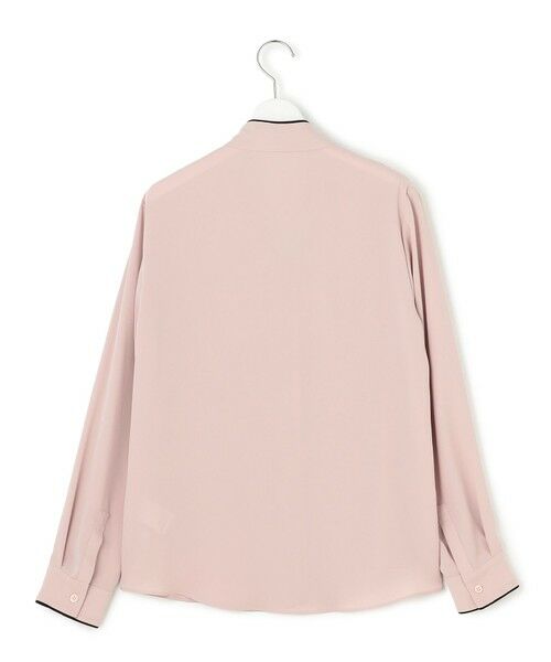 ICB / アイシービー シャツ・ブラウス | 【接触冷感・UVケア・速乾・洗える】BackSatinAmunzen 配色ボウタイブラウス | 詳細9