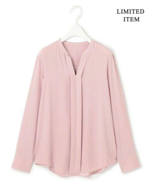 ICB / アイシービー シャツ・ブラウス | 【新色追加・WEB限定】BackSatinAmunzen キーネックブラウス | 詳細7