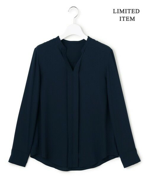 ICB / アイシービー シャツ・ブラウス | 【新色追加・WEB限定】BackSatinAmunzen キーネックブラウス | 詳細29