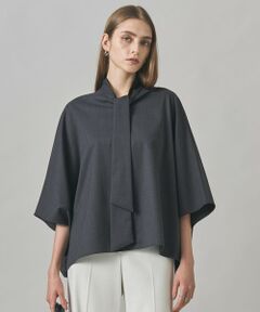 ICB / アイシービー シャツ・ブラウス | 【洗える】T/Wブロード ボウタイブラウス