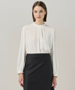 ICB / アイシービー シャツ・ブラウス | 【接触冷感・UVケア・速乾・洗える】BackSatinAmunzen ハイネックブラウス