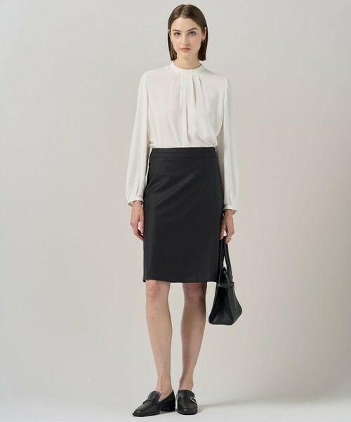 ICB / アイシービー シャツ・ブラウス | 【接触冷感・UVケア・速乾・洗える】BackSatinAmunzen ハイネックブラウス | 詳細1